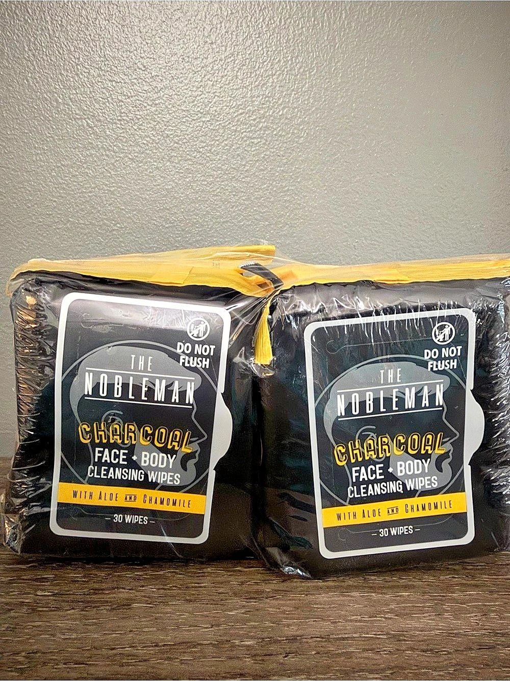 The Nobleman Charcoal Face Body Cleansing Wipes Charcoal Cleansing Wipes NWT